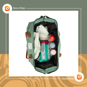 کیف مراقبت از نوزاد چاپ شده باگموری سبز